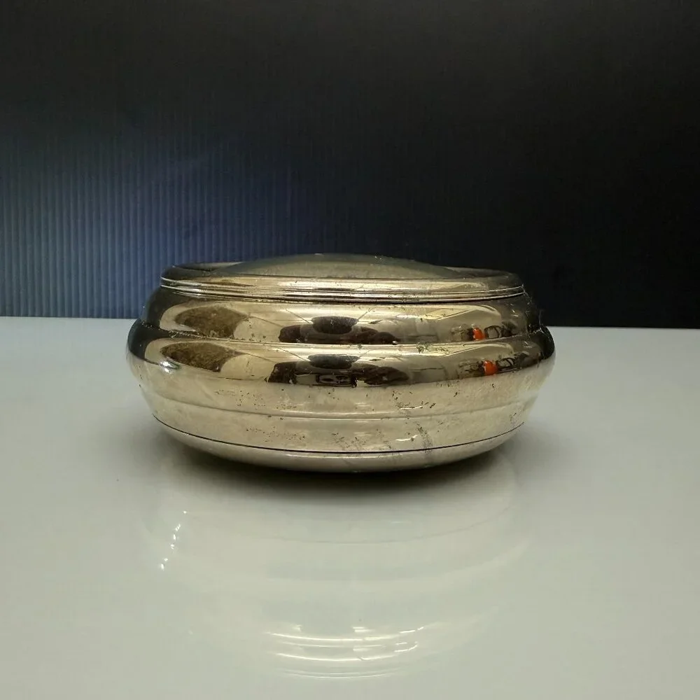 VINTAGE Clock Mechanical Pocket Watch 3 7/8" - Picture 4 of 4